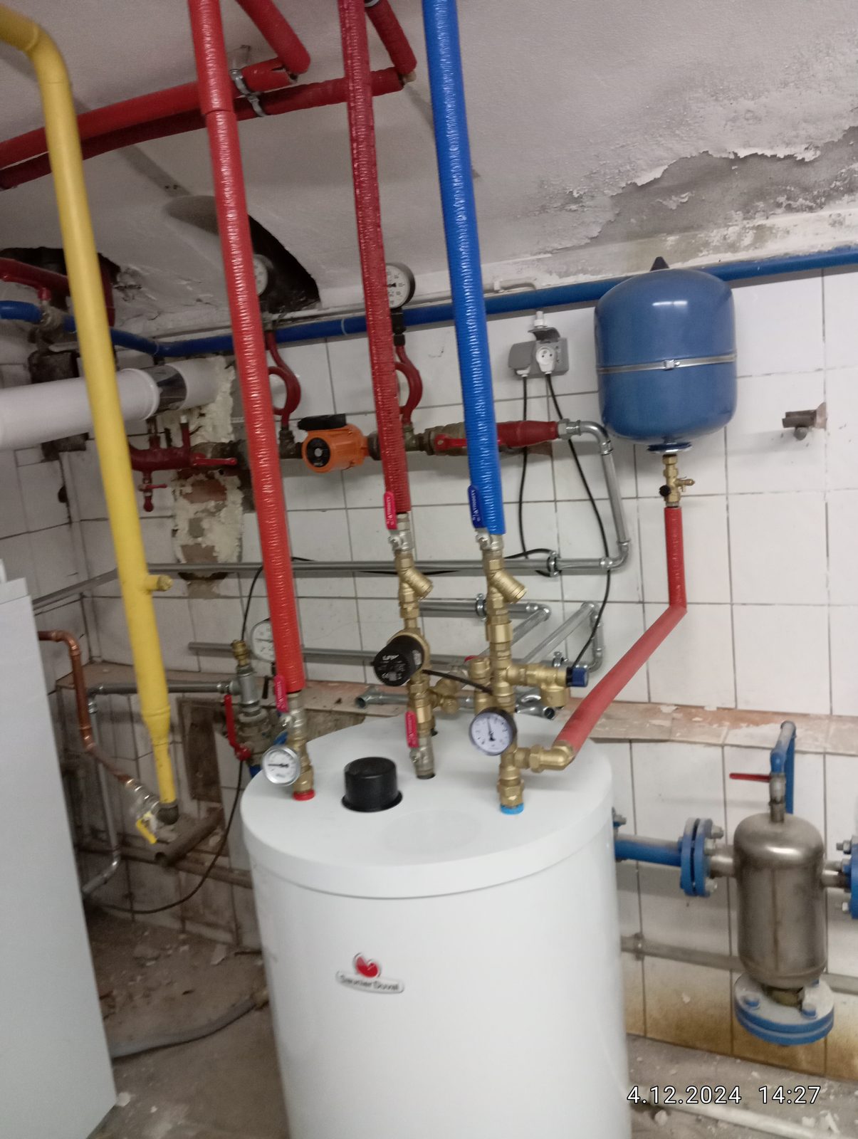 Instalacja hydrauliczna — kotłownia w domu jednorodzinnym